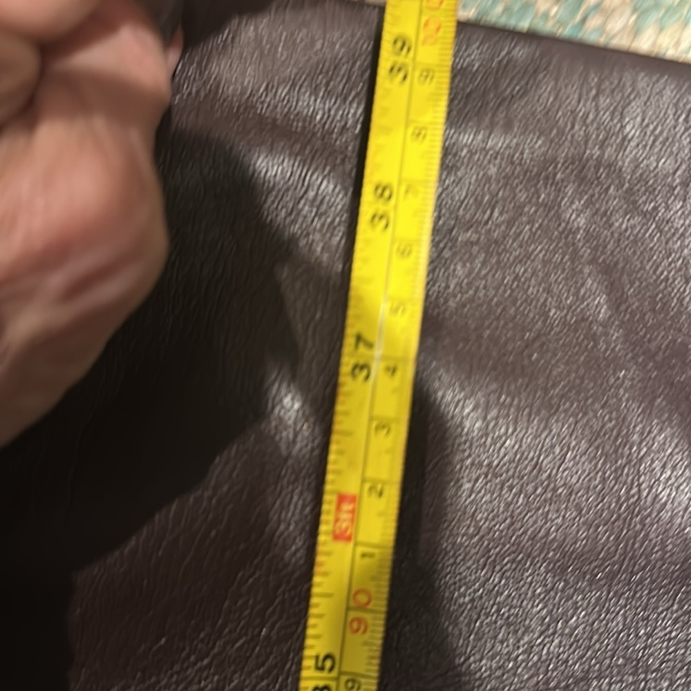 Wilfred Dark faux Leather Pants - Picture 11 of 11